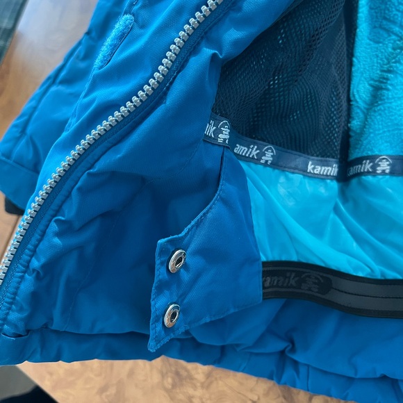 Kamik Kids Ski Jacket with Zip-On Hood Size 12 - Picture 6 of 13
